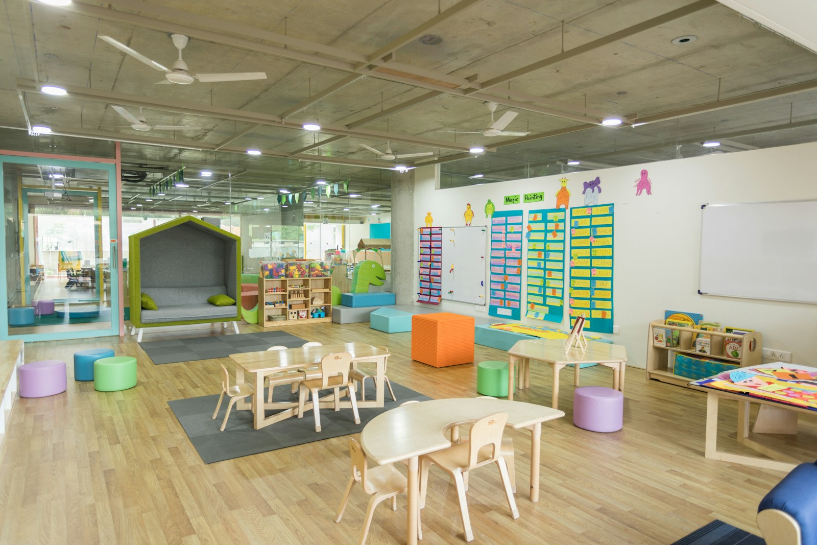 A typical kindergarten classroom